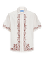 Camisa de lino bordada blanca - JORMILOS