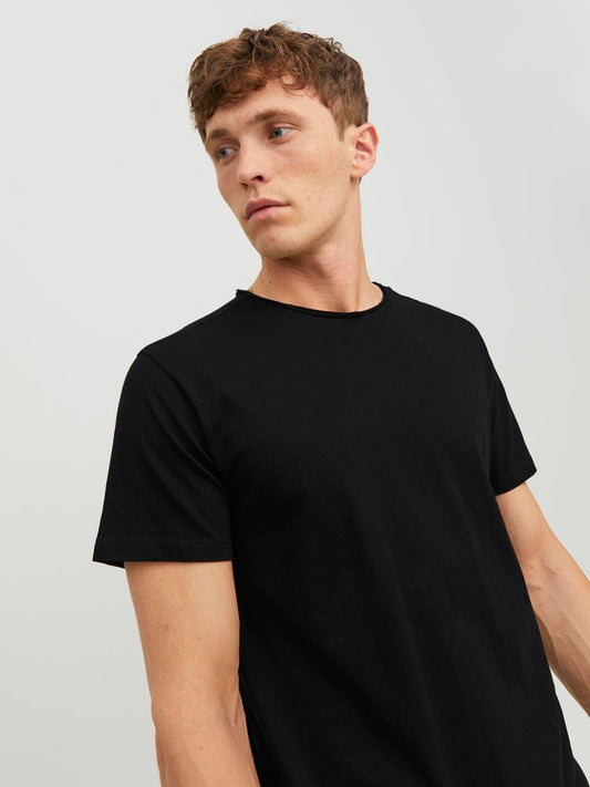 Camiseta básica negra - JJEBASHER TEE O-NECK SS NOOS