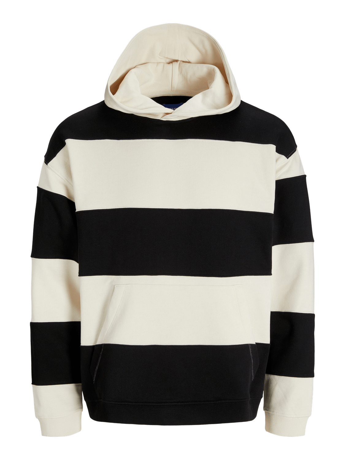 Sudadera con capucha blanca y negra JOREATON