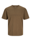 Camiseta con logo marrón - JJESTAR