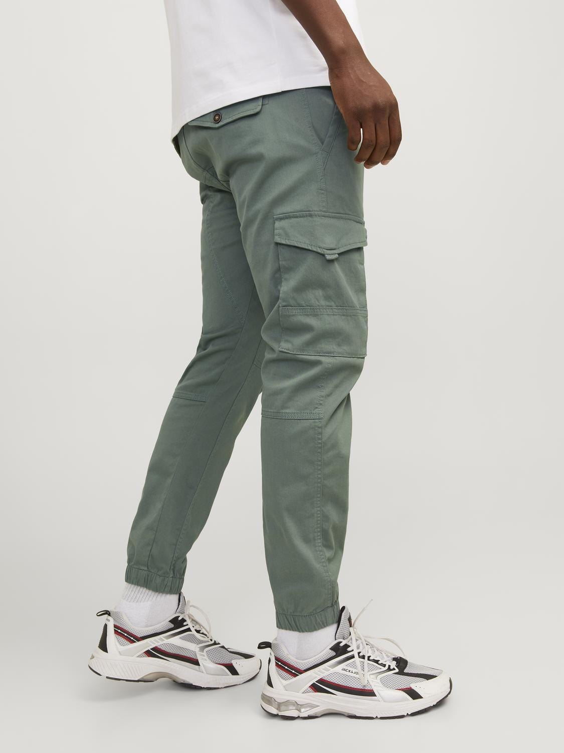 Pantalón Cargo Slim Verde -  JPSTPAUL FLAKE