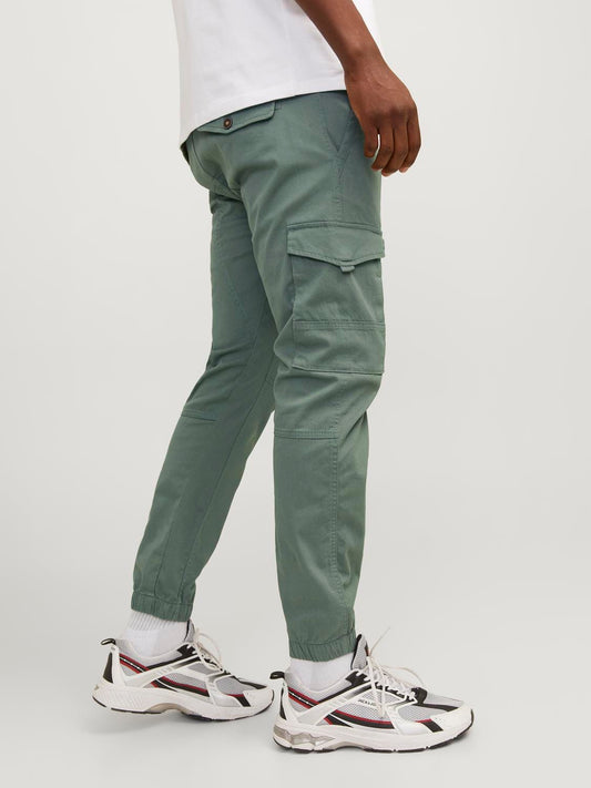 Pantalón Cargo Slim Verde -  JPSTPAUL FLAKE