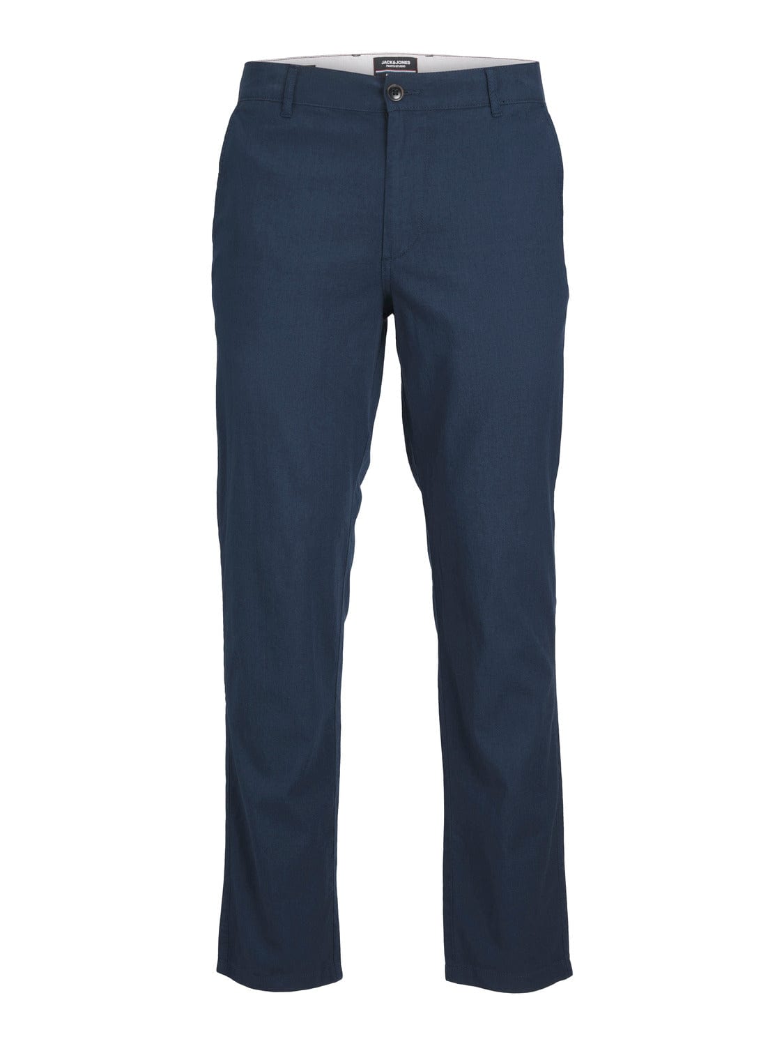 Pantalón chino lino azul - JPSTOLLIE