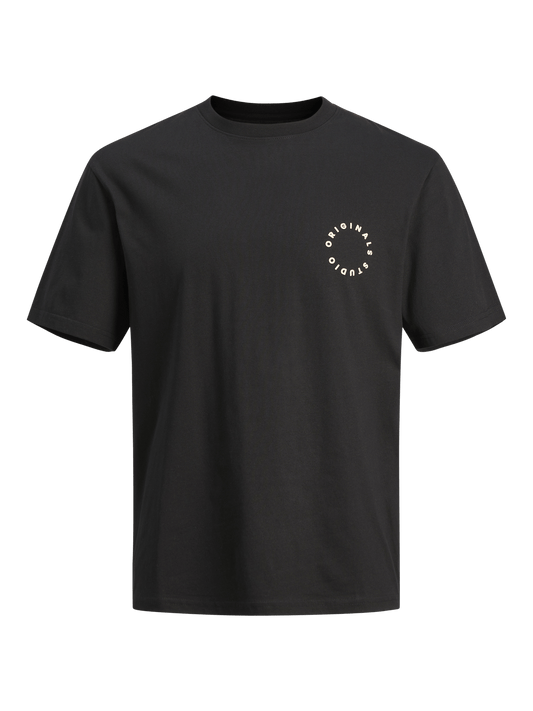 Camiseta estampada negra - JORSEQUOIA