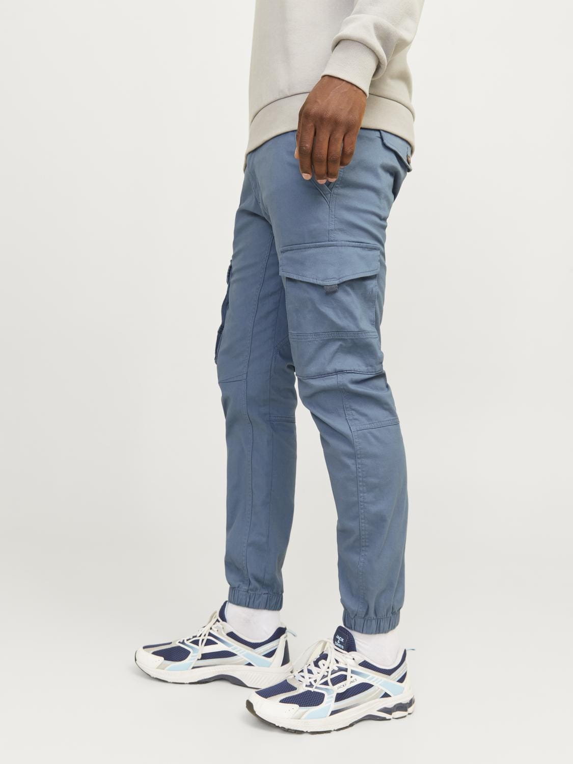 Pantalón cargo slim azul - JPSTPAUL FLAKE