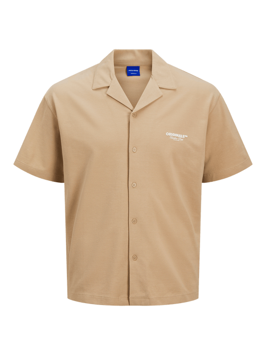 Polo con logo beige - JORDEPARTMENT