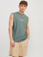 Camiseta de tirantes oversize con logo verde - JORVESTERBRO