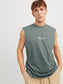 Camiseta de tirantes oversize con logo verde - JORVESTERBRO