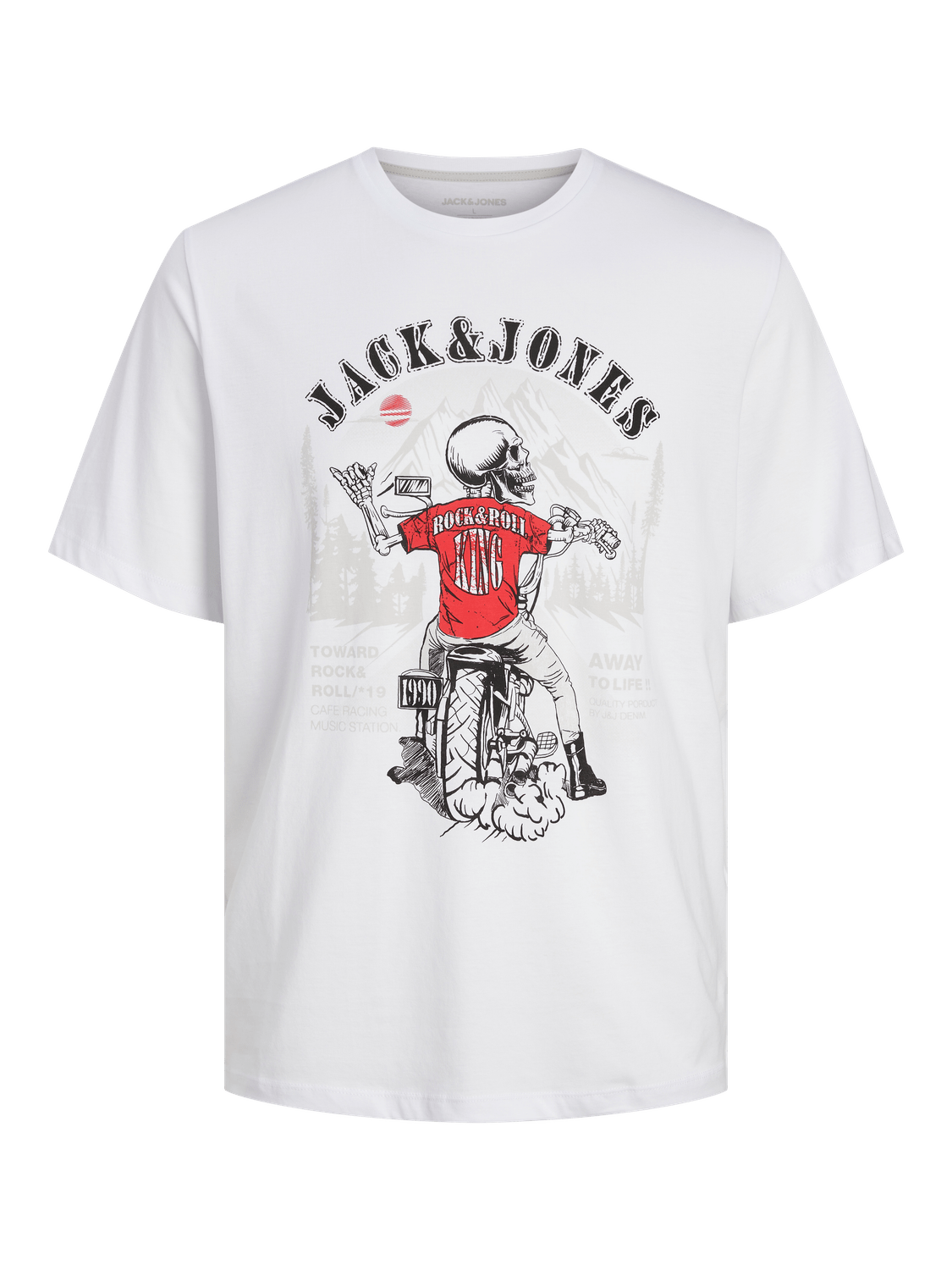 Camiseta estampada blanca - JJSKULL