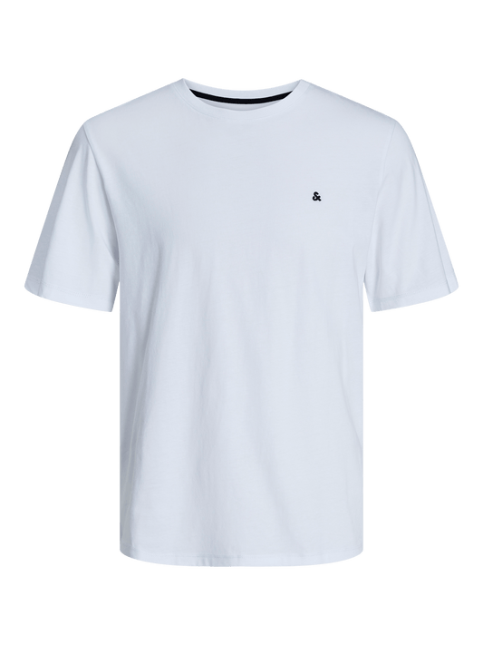 Camiseta con logo blanca - JJEPAULOS