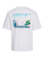 Camiseta estampada blanca - JORBLEACH