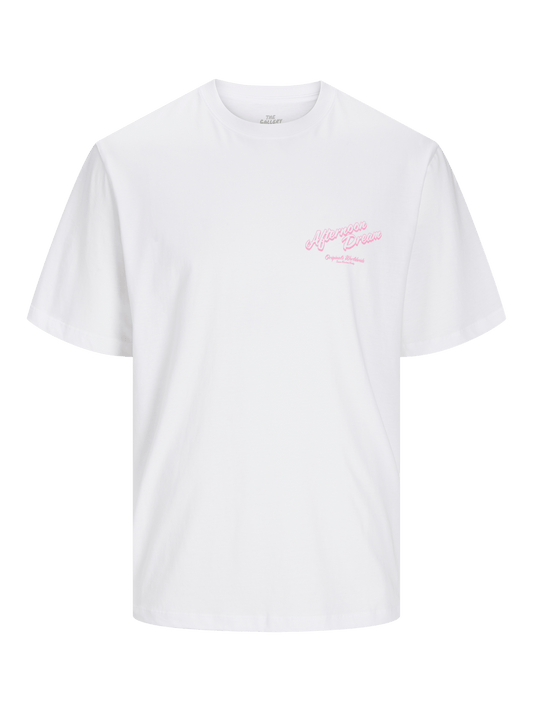 Camiseta estampada blanca - JORBLEACH