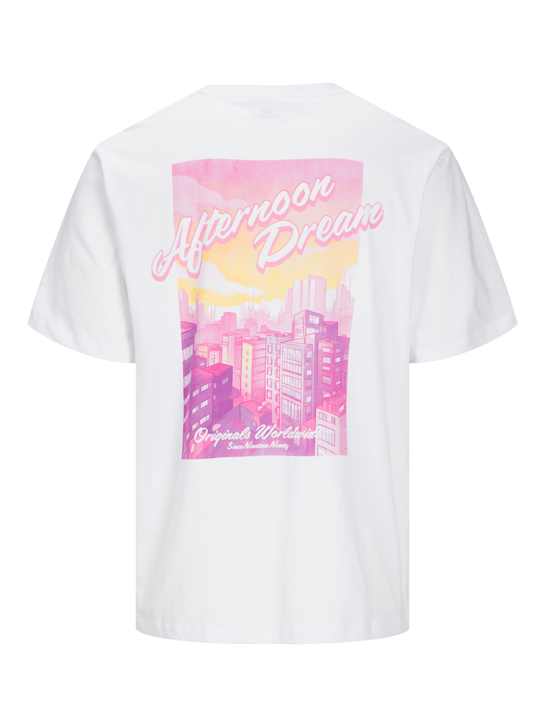 Camiseta estampada blanca - JORBLEACH