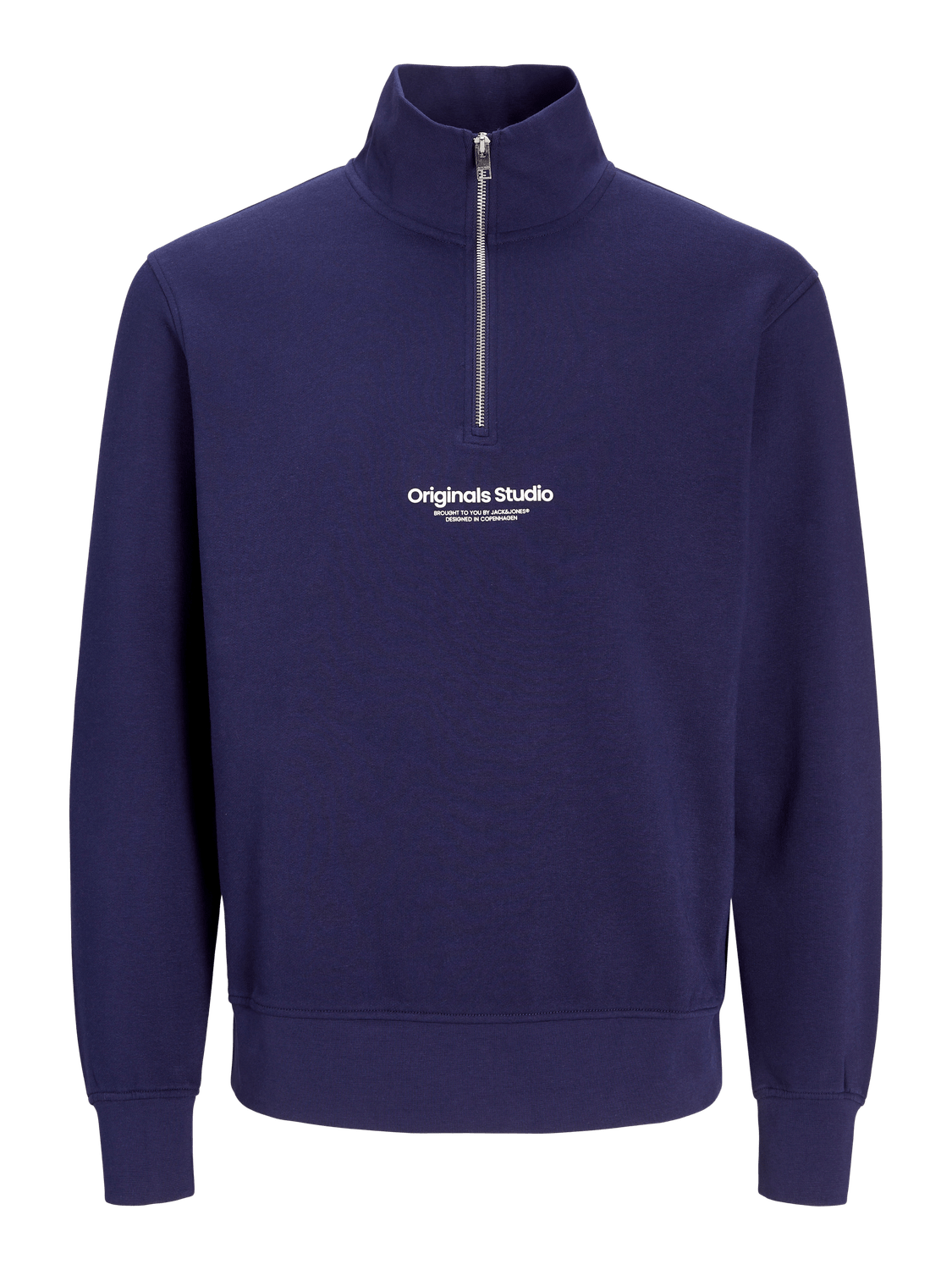 Jack & Jones JJEBASIC HOOD - Sudadera Con Cremallera - Navy Blazer/azul
