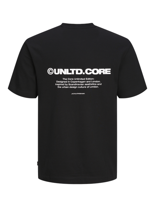 Camiseta con logo negra - JCOAERO