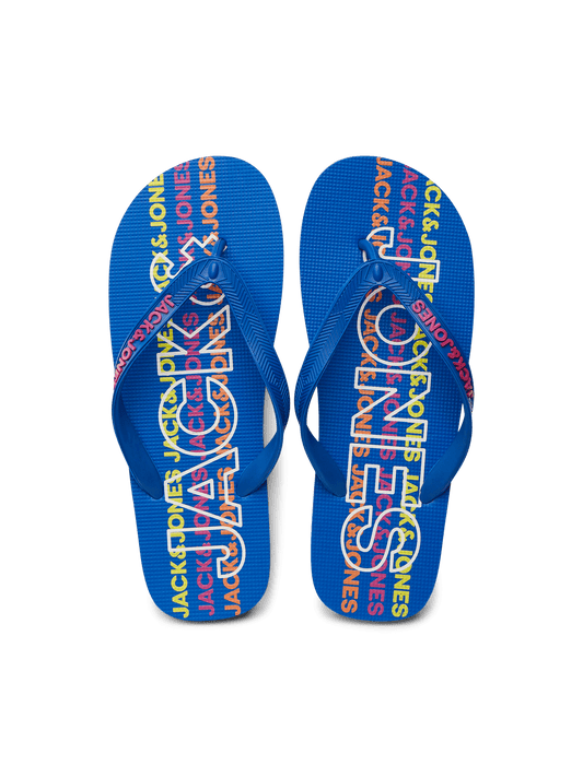 Chanclas logo azules - JFWLOGO