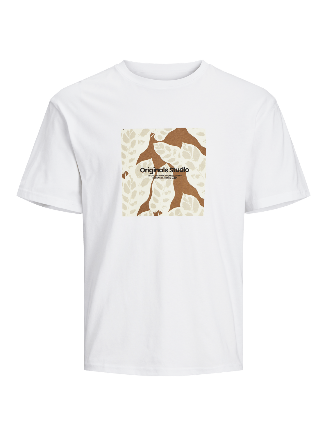 Camiseta estampada con logo blanca - JORSEQUOIA