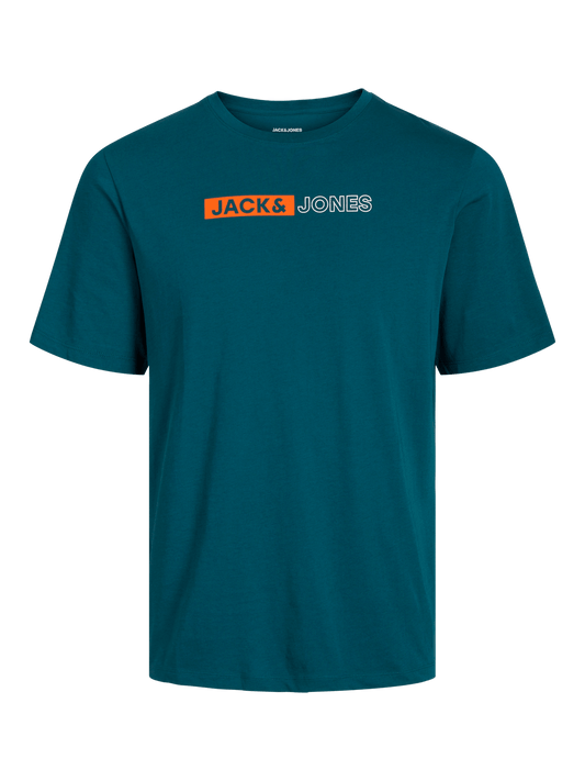 Camiseta con logo verde - JJECORP