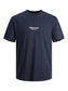 Camiseta de manga corta azul marino - JORVESTERBRO