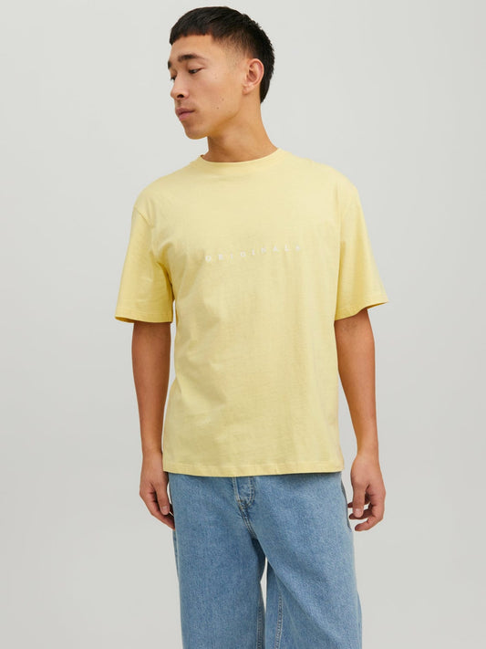 Camiseta de manga corta amarilla- JORCOPENHAGEN