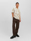 Camisa de popelín estampado tropical beige - JPRBLATROPIC