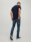 Camiseta de manga corta con logo azul marina BECKSS