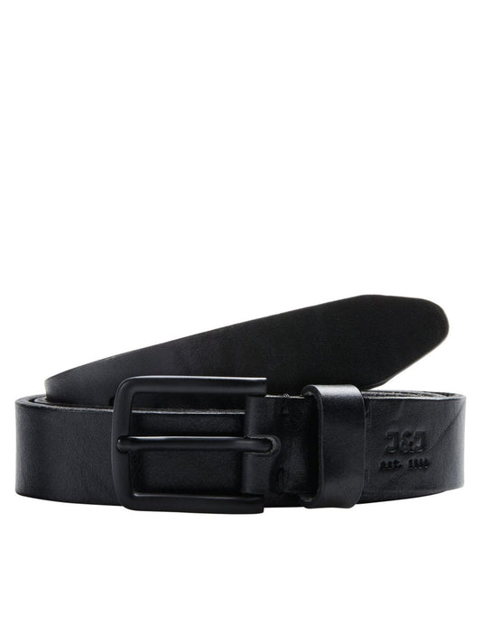 Cinturón negro con hebilla negro mate -CLEE