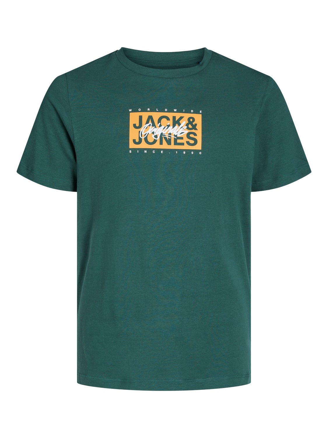 Camiseta de manga corta con logo delantero verde - JORRACES