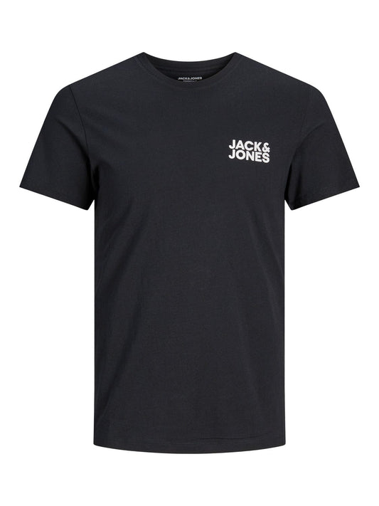 Camiseta de manga corta con logo negro - CORP
