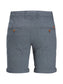 Pantalón corto chino con textura azul oscuro - JPSTFURY
