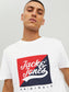 Camiseta de manga corta con logo blanca BECKSS