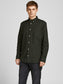 Camisa algodón orgánico con bolsillo verde oliva -JPRBROOK