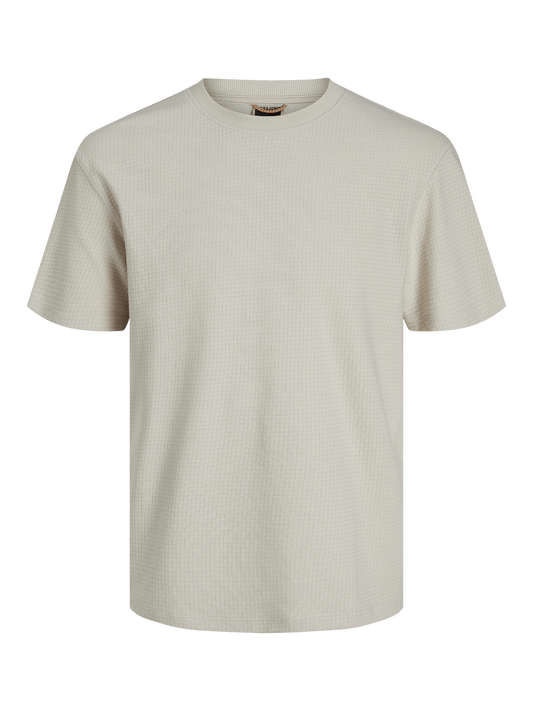 Camiseta manga corta beige -JCOBLACK
