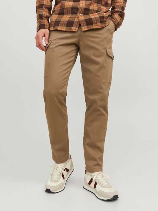 Pantalón cargo beige -JPSTOLLIE