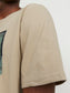 Camiseta maga corta con logo beige -JCOLOGAN