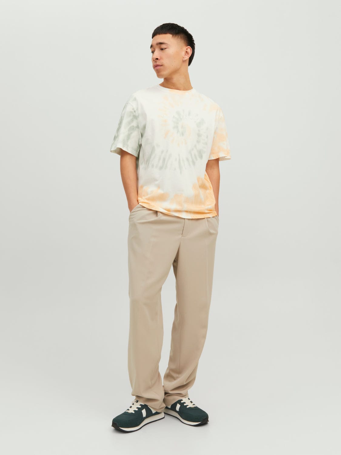 Camiseta tie-dye de algodón espiral - JORCOPENHAGEN