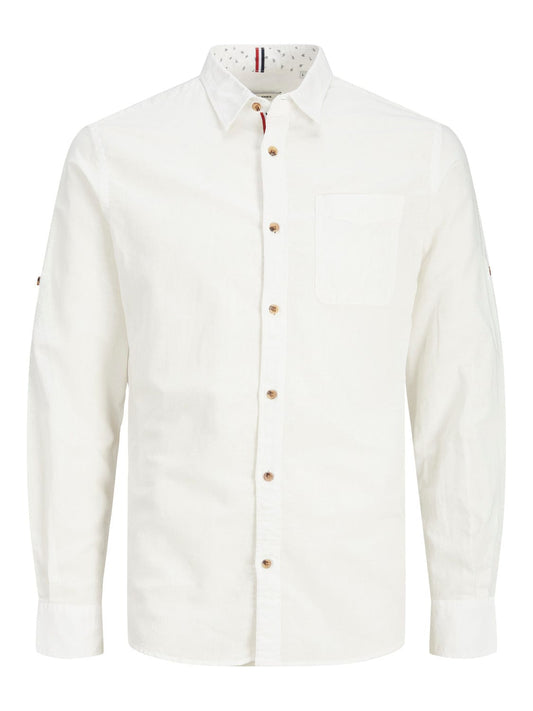 Camisa de lino blanca JJSUMMER