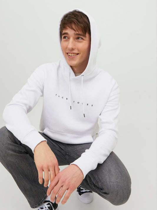 Sudadera básica Originals blanca - JJESTAR