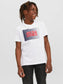 Camiseta con logo blanca - JJECORP