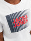 Camiseta con logo blanca - JJECORP