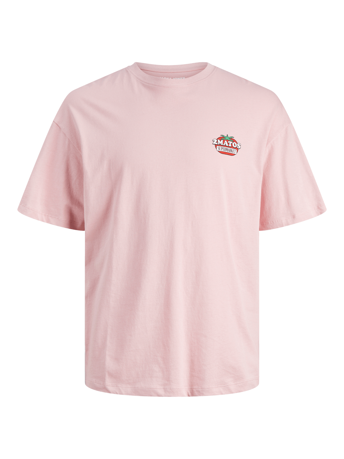 Camiseta oversize estampada rosa -JORBREAKFAST