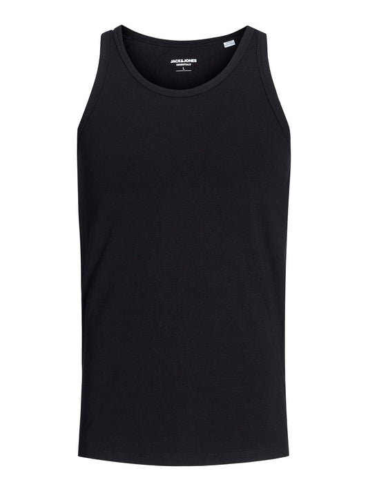 Camiseta tirantes negra -JJEBASIC