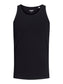 Camiseta tirantes negra -JJEBASIC