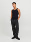 Camiseta tirantes negra -JJEBASIC