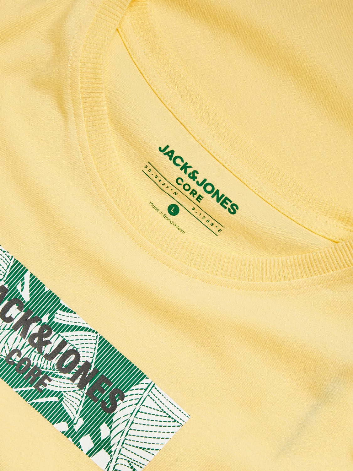 Camiseta de manga corta amarilla- JCOENERGY