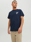 Camiseta manga corta- JCOVIBES Azul marino
