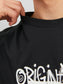 Camiseta con diseño negro JORTHROWS
