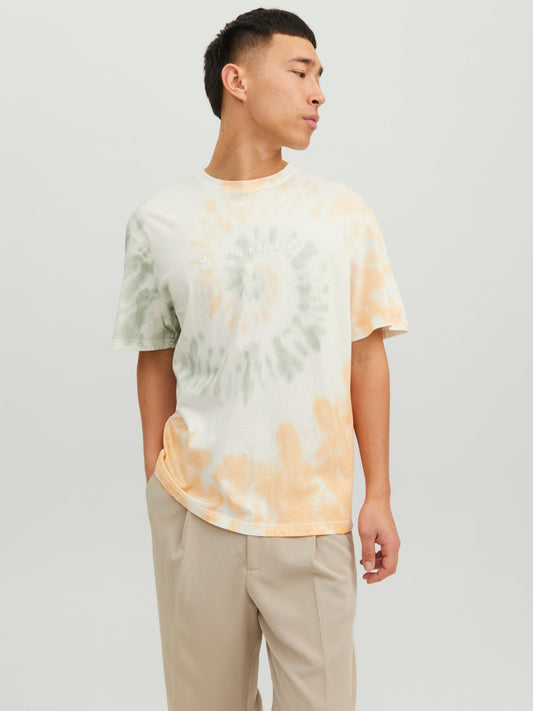 Camiseta tie-dye de algodón espiral - JORCOPENHAGEN