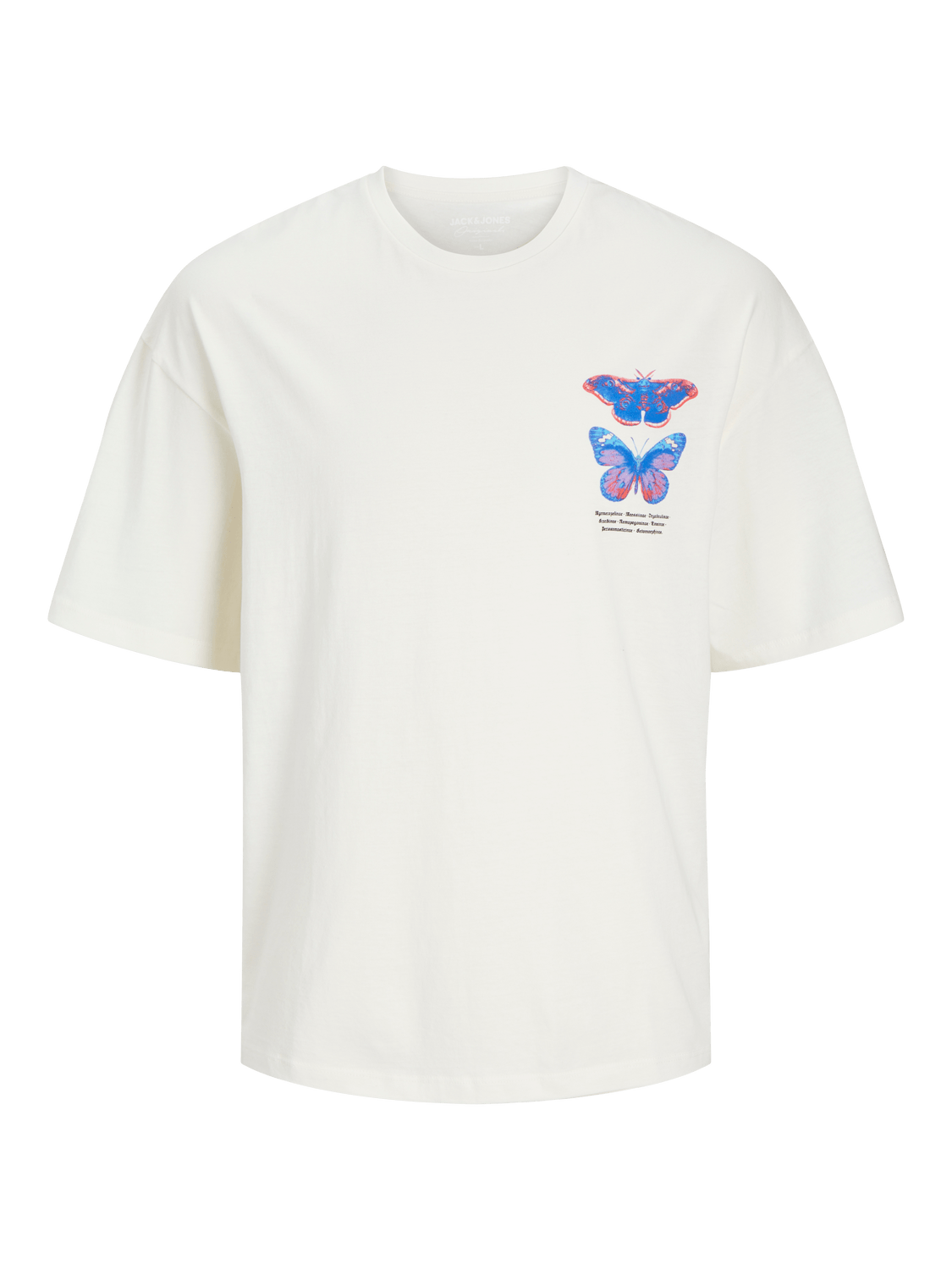 Camiseta blanca estampada -JORORCHID