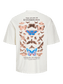 Camiseta blanca estampada -JORORCHID